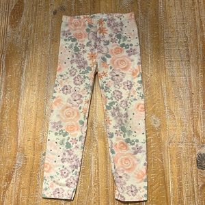 Flower Toddler Leggings - Size 4T